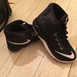 Gently used boys basketball shoes